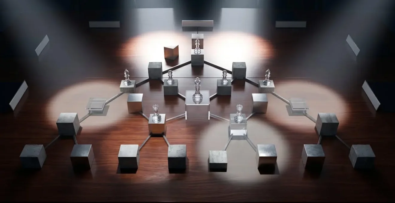 Strategic visualization of corporate governance hierarchy and reporting thresholds