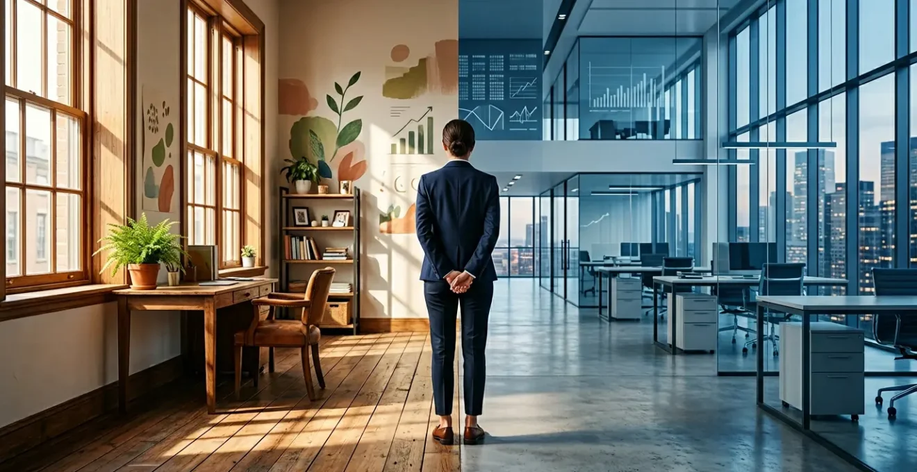 Professional at career crossroads between SME consultancy and global corporate firm