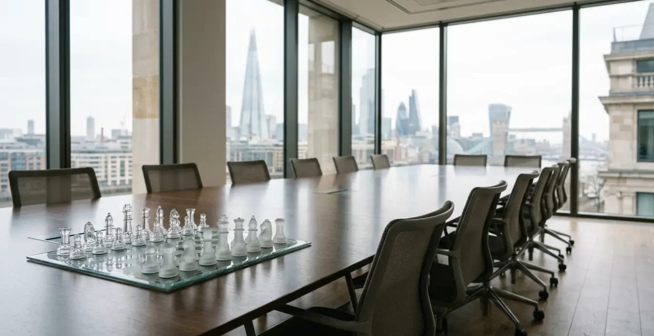 Professional business environment showcasing strategic auditor selection process for UK SMEs