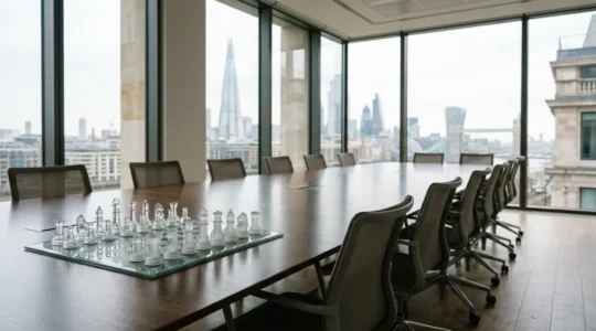 Professional business environment showcasing strategic auditor selection process for UK SMEs